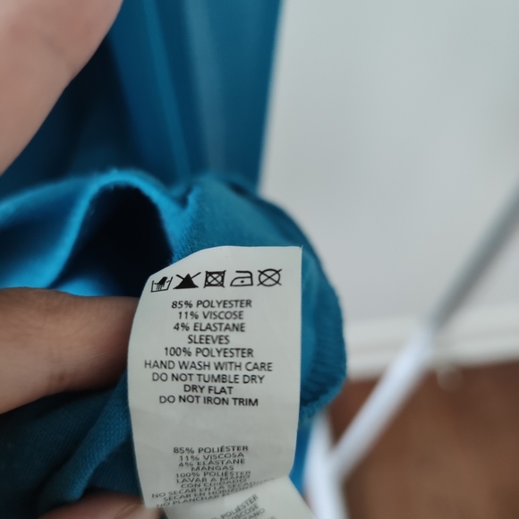 ATMOSPHERE blue beaded collar mini dress - Picture 5 of 5